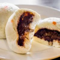 Steamed Red Bean Buns · 2 pieces.