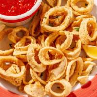 Fried Calamari · Served either: traditional, cherry pepper or Buffalo style.