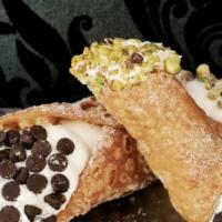 Cannoli · Large cannoli shell with homemade cannoli filling that we fill to the max!  Dusted with conf...