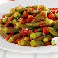 Okra · young okra in onion & tomato sauce