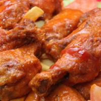 Buffalo Wings With French Fries · 