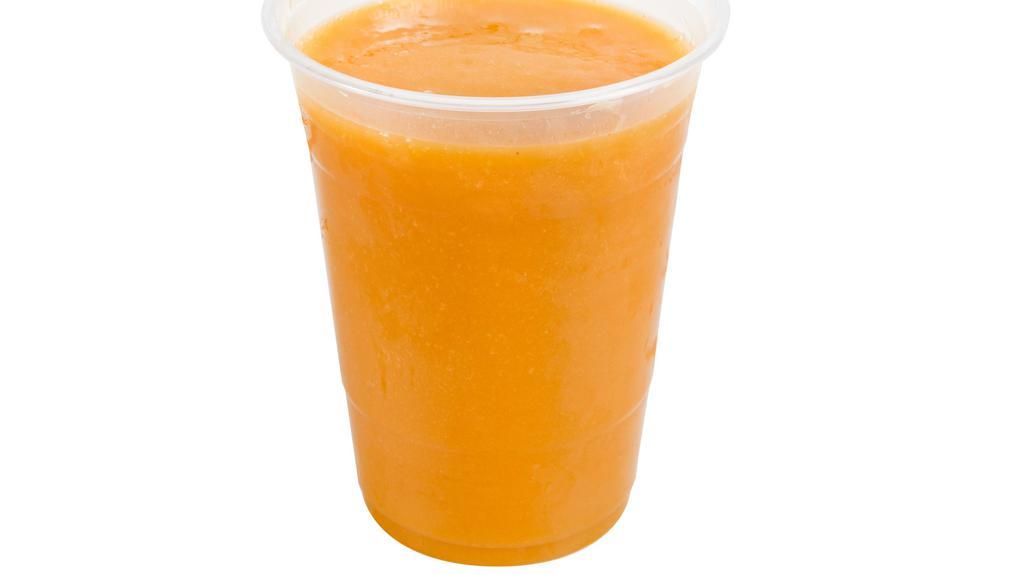 Juice On The Beach · Pineapple, Mango, Strawberry and Passion fruit