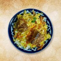 Signature Surf N Turf Biryani  · Chicken, lamb and shrimp pieces cooked in our signature biryani masala gravy, layered with o...