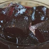 Chicha Morada Vaso (Homemade) · From the Andes Mountains, this traditional beverage is made from boiled purple corn, pinappl...