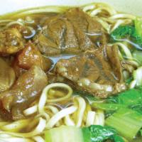 Beef Stew And Tendon/  紅燒牛肉牛筋 · Noodle, vermicelli, rice noodle, and flat rice noodle.
