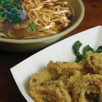Fried Calamari / 鹽酥魷魚 · Noodle, vermicelli, rice noodle, and flat rice noodle.