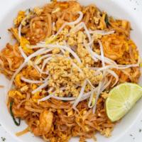 Pad Thai · Spicy. With peanuts.