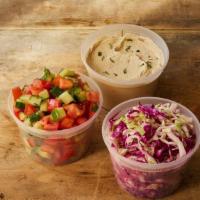Mezze Trio Pint · Pick any three pints for your feast and save 25%