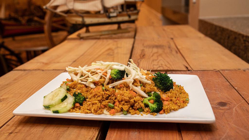 Vegetable Fried Rice · Fried Rice, Stir Fried With Fresh Mixed Vegetables