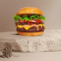 You'Re So Classic Burger · American beef patty, lettuce, tomato, onion, pickles, and mayo.