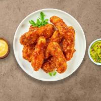 Smokin' Bbq Tenders · Chicken tenders breaded and fried until golden brown before being tossed in barbecue sauce.