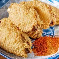 香辣鸡翅Hot Chicken Wings (5) · Fried Chicken wings.