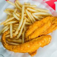 2 Pcs Whiting Fish With Fries And Soda · with FF coleslaw and oil