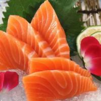 *Sashimi (3 Pc) · Choice of tuna, salmon, red snapper,eel,somked salmon,crab, shrimp. Contains Shellfish.