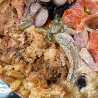 Burrito Sandwich · Warm whole-wheat tortilla, brown rice, fajita veggies, black beans, pico de gallo, sour crea...