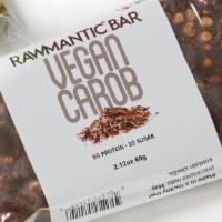 Rawmantic Bar - Vegan Carob · 9g Protein 3g Sugar 2.12oz/60g
