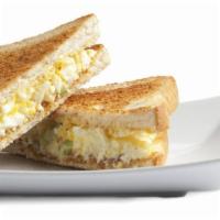 Egg & Cheese Sandwich · Fresh eggs smothered in cheese stuffed in between your choice of bagel.