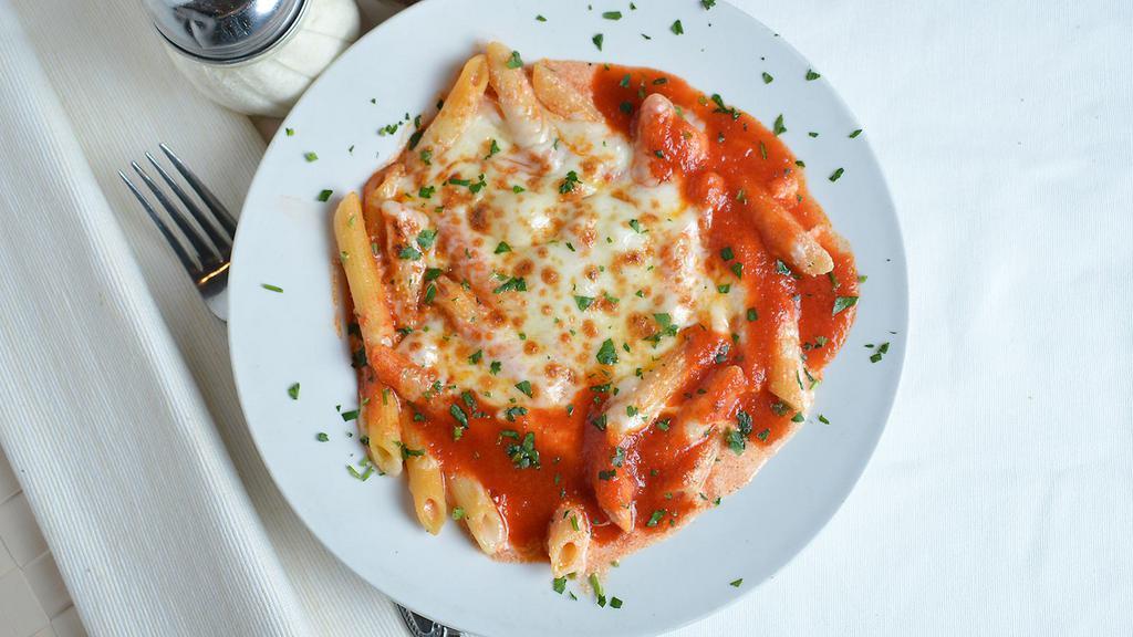 Baked Ziti · Served with bread.