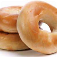 Plain Bagel · Fresh Bagel.