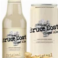 Bruce Cost Original Ginger Ale · A bold, spicy, unfiltered ginger ale, with real ginger pieces inside. Shake gently before dr...