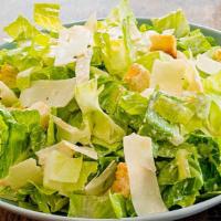 Caesar Salad · Garlic Croutons, Asiago, Caesar Dressing.