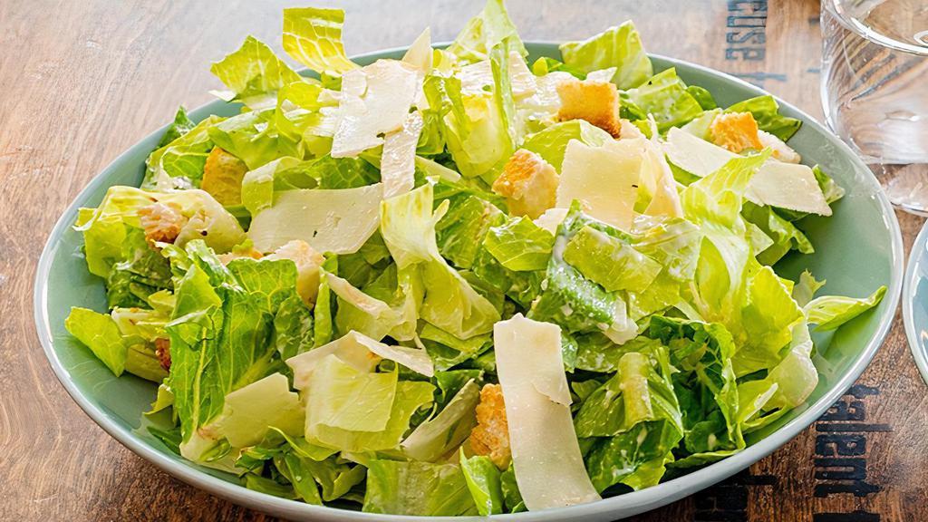 Caesar Salad · Garlic Croutons, Asiago, Caesar Dressing.