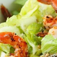 Caesar Salad · Green salad with caesar dressing and cheese.