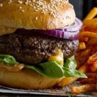 Black Angus Burger With Cheese · 