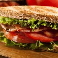 L.T · CHOICE OF BEEF OR TURKEY BACON WITH LETTUCE & TOMATO