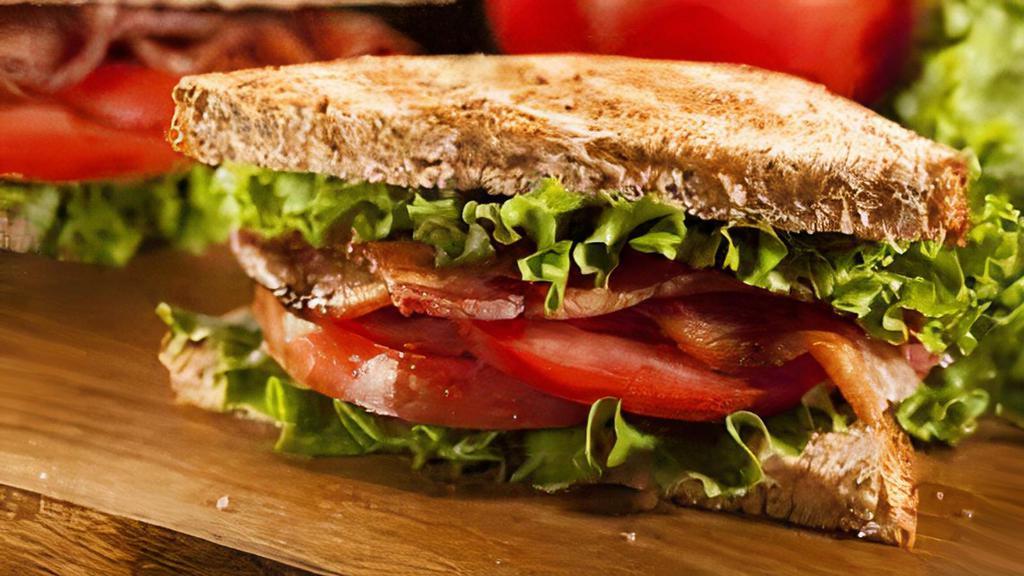L.T · CHOICE OF BEEF OR TURKEY BACON WITH LETTUCE & TOMATO