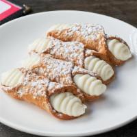Cannoli 4 Pack- Small Shells · Cannoli classic small shells filled at time of order with ricotta cheese (add toppings for a...