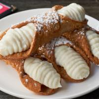 Cannoli 4 Pack- Regular Size Shells · Cannoli classic shells filled at time of order with plain ricotta cheese (add toppings for a...