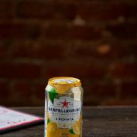 Limonata San Pellegrino · Lemon sparkling drink.