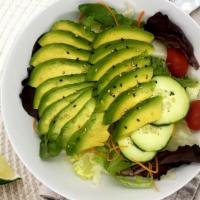 Avocado Salad · Served with ginger dressing.