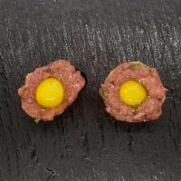 Negi Toro · Chopped toro with scallion & quail egg