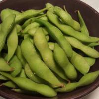 Edamame · Fresh soybeans prepared in boiling salt water.