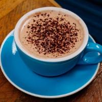 Hot Chocolate · Homemade Hot Chocolate.  . *When ordered with almond milk or oat milk, it's vegan.