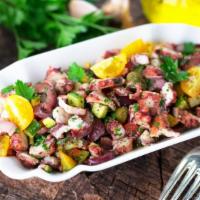 Octopus Salad (Pulpo) · Pulpo.