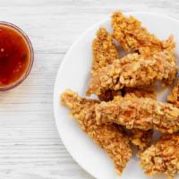 Thai Chili Chicken Tenders (5 Pieces) · Delicious Chicken Tenders tossed in Thai Chili sauce. Served with customer's preference of d...