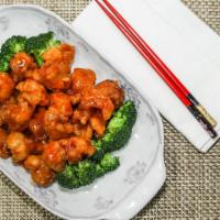 General Tso'S Chicken · Served with white rice. Hot and spicy.