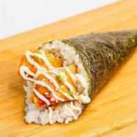 Grilled Chicken Hand Roll · Grilled chicken, scallions, and teriyaki sauce.