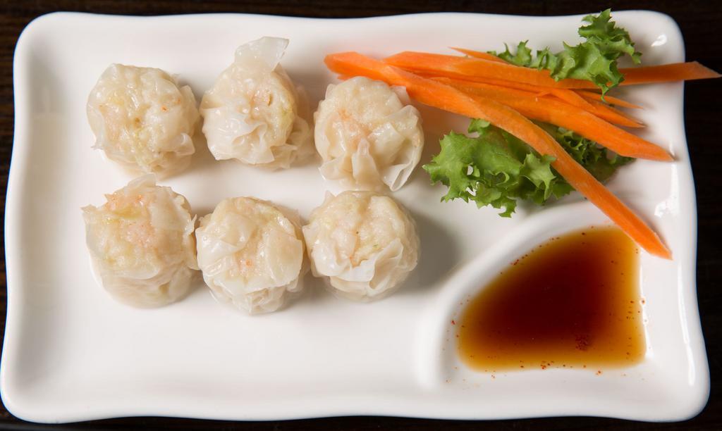 Shumai  · 6 piece shrimp dumplings.
