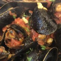 Mussels Mediterranean · Sautéed in your choice red or white sauce.
