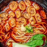 Piquant Intestine Noodles · Spicy. Homemade Noodle 200g | Green Onion | Piquant Intestine. You'll either love or hate th...