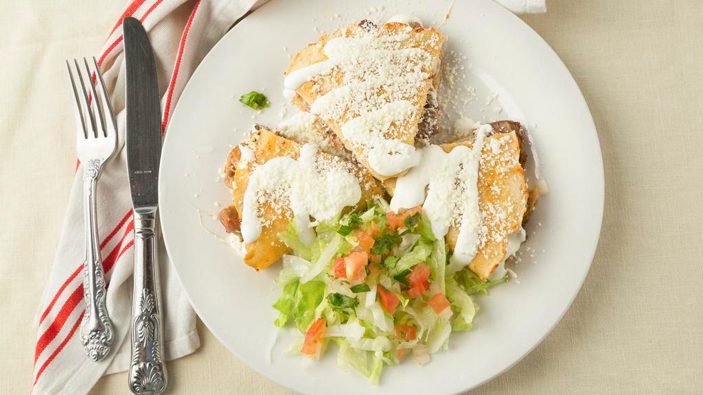 Oaxaca Cheese Meat Quesadilla · Lettuce, tomato, pico de gallo and sour cream. Flour tortilla or home made corn tortilla.