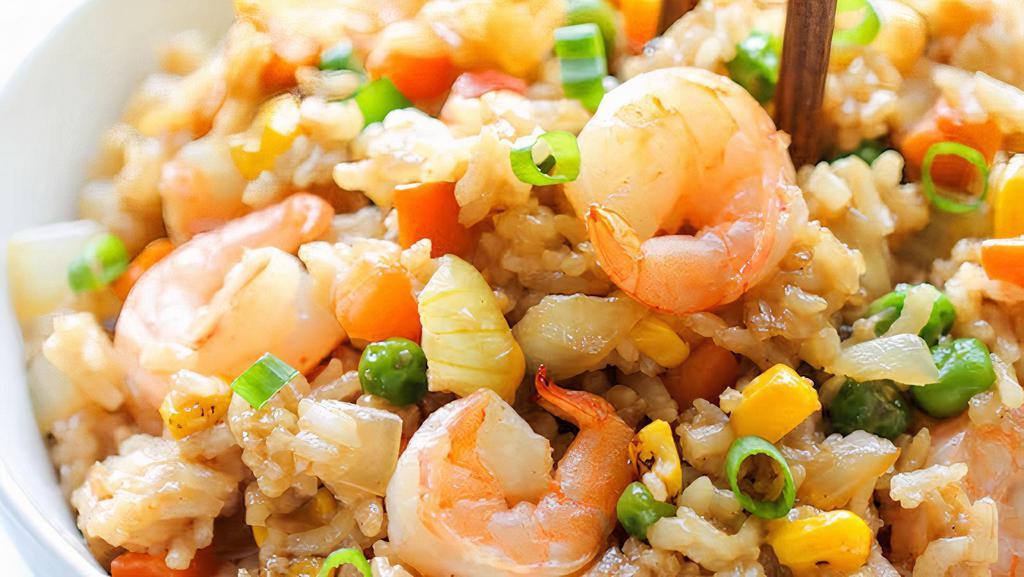 Shrimps Fried Rice · baby shrimps with traditional homemade fried rice