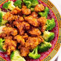 General Tso'S Chicken Combo · Hot and spicy. Served with egg roll and pork fried rice.