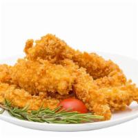 Chicken Fingers · Crispy on the outside, tender on the inside, golden fried chicken tenders.