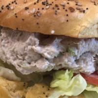 White Tuna Salad Sandwich · Our famous white tuna salad sandwich prepared any way you like.