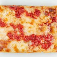Classic Cheese (Pie) · Shredded mozzarella, grated Parmesan, family recipe tomato sauce extra virgin olive oil.